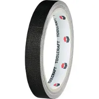 Toolcraft HEB19L10SC HEB19L10SC Tekstiltape HEB19L10SC Sort (L x B) 10 m x 19 mm 1 stk