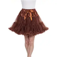 Metamorph Rüschen Tutu braun
