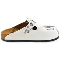Calceo Damen Clogs mit Katzen WCAL342 41