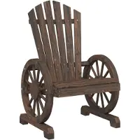 vidaXL Adirondack-Gartenstuhl Massivholz Tanne