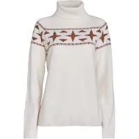 8848 Altitude Sage Wool Rollneck, Damen, weiß
