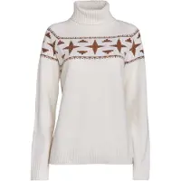 8848 Altitude Sage Wool Rollneck, Damen, weiß