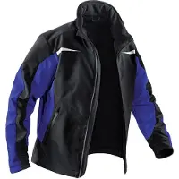 Kübler Softshelljacke 1241, mit Reflex WEATHER, schwarz/blau 1241 7322 , 1 Stück, Größe: XS