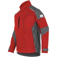 Kübler Jacke ACTIVIQ COTTON+ mittelrot/anthrazit Form 1250 Grösse L