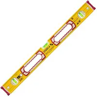 Stabila Wasserwaage Type 196-2, Torpedo-Level, 1,83 m, Rot, Gelb, 0,5 mm/m, 0,5 mm
