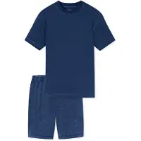 Schiesser Herren Pyjama Modern EssentialsSchlafanzug, Pyjama Set, Nachtwäsche