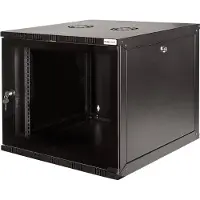 Logilink W12A40B, Wandmontiertes Regal, 50 kg, 17 kg, Schwarz