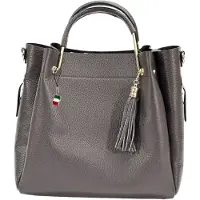 DrachenLeder Florence Damen Handtasche Echtleder braun OTF857N5