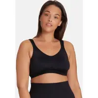 Dorina Sport-BH "FLEX", Damen, Gr. 90, Cup B, schwarz, Obermaterial: 75% Polyamid, 15% Polyester, 10% Elasthan, unifarben, bequem, BHs Sport-BH, mit atmungsaktiven Mesh-Trägern