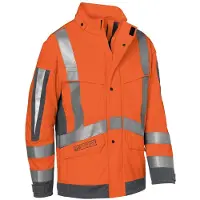 Kübler Wetterjacke PROTECTIQ HIGH VIS ARC2 PSA 3 warnorange/anthrazit Form 1395 Größe 4XL