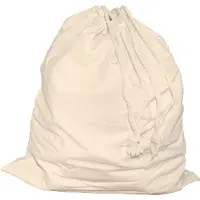 Eduplay Stoffbeutel 230008, natur, mit Kordelzug, aus Baumwolle, zum Bemalen, 35 x 40 cm, 5 Stück