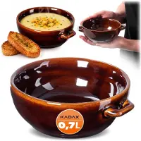 Kadax Bouillon Flasser 700 ml Steinzeugschüssel