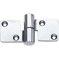 Talamex Abnehmbares Scharnier Links 89x50 Mm Silber Silber One Size