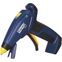 Rapid Akku-Heisslebepistole BGX7, 10 Watt, blau/gelb