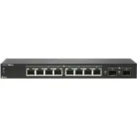 SonicWALL Switch SWS12-8 - Switch - managed - 8 x 10/100/1000 + 2 x Gigabit SFP - Desktop - mit 3 Jahre 24x7 Support