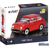 COBI Youngtimer Collection Fiat 126 el, Auto, Fahrzeug, Sammelautos, Spielzeug, Spielen, Konstruktionsbausteine, 72 Teile, 24531