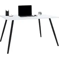 VCM Schreibtisch Computertisch Bürotisch Skandanivischer Retro Look Salia 160x80 cm