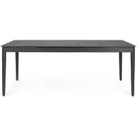Natur24 Tisch Nebula 200/300 x 100 x 75 cm Aluminium Anthrazit