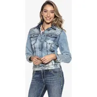 Cipo & Baxx Jeansjacke "WJ174" ohne Kapuze mit Jeansoptik Highlight