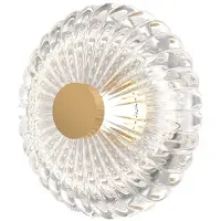 Maytoni LED Wandleuchte Amulet in Transparent und Gold 3W 90lm