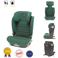 4Baby | Kindersitz - Kindersitz ab 3 jahren - ISOFIX, i-Size, 15-36kg, 105-150 cm, verstellbare Kopfstütze, Montage vorwärts - Grün - App-Fix