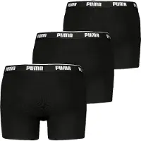 Puma Herren Boxershorts, 3er Pack - Boxer 3P, Cotton Stretch, Logo, einfarbig
