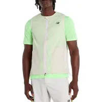New Balance - Wasserabweisende, ärmellose Weste – Herren – RC Vest - RC Vest Grey Matter für Herren - Größe L - Grau