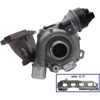 Walker Lader, Aufladung 59392bpv für Citroën Opel