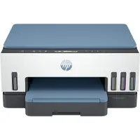 HP Smart Tank 725 All-in-One, Farbe, Drucker für Home and home office, Drucken, Kopieren, Scannen, Wireless, Scannen an PDF, Thermal Inkjet, Farbdruck, 4800 x 1200 DPI, A4, Direktdruck, Blau, Weiß
