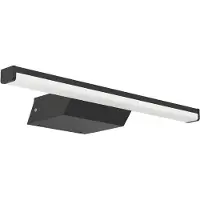 Eglo REGELLO-Z Wand-/Deckenleuchte Lampe Beleuchtung - L60 x H4 x AL13 cm - schwarz - 12W inkl. - IP44
