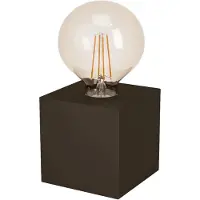Eglo Tischlampe Prestwick 2, 1 flammige Tischleuchte industrial, Nachttischlampe aus Metall, Wohnzimmerlampe, Lampe mit Schalter, E27