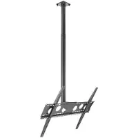 Hagor HA DH 900 -1600 L - Deckenhalterung für Einzeldisplay - 55-75" | max. VESA 800x600 | Länge 900
