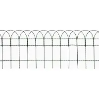 Floraworld Knotengeflecht-Zaun 10 m x 90 cm moosgrün