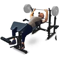 SPORTINATOR Einheitsgröße STR-122|"Iphikles" Deluxe Multifunktion Hantelbank
