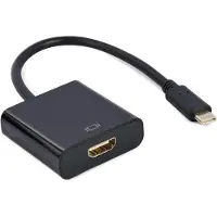 Cablexpert USB Type-C zu HDMI Adapterkabel, 4K@60Hz, 15 cm, schwarz