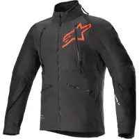 Alpinestars Hyde XT Drystar XF Jacke Schwarz Hellrot Größe L