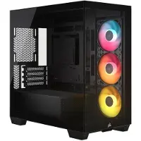 Corsair 2800X RS-R ARGB, Midi Tower, PC, Schwarz, Mini-ITX, micro ATX, Edelstahl, Kunststoff, Gehärtetes Glas, Gaming