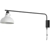 Eglo Wandleuchte innen Matlock, Wandlampe Industrial mit Schwenkarm, Leselampe aus Metall, Wohnzimmer und Schlafzimmer Lampe mit E27 Fassung
