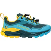 Lowa Kinder Fauli GTX Lo Halbschuh petrol/gelb 35