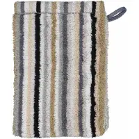 Cawö Waschlappen Lifestyle Stripes Kiesel (6er Set)