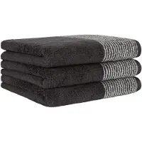 Cawoe Gästetuch, 3er Pack - Luxury Home, C Two-Tone, Walkfrottier