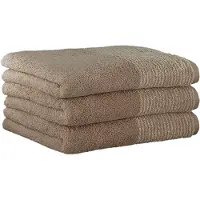 Cawoe Handtuch, 3er Pack - Luxury Home, C Two-Tone, Walkfrottier