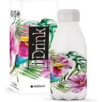 Total Juggling Thermoskanne Birds 500 ml Edelstahl weiß