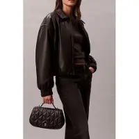 Calvin Klein Quilted Top Handle Bag Black Größe: OS | Handtaschen Outlet | Damen | Schwarz
