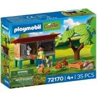 Playmobil Ländlicher Kaninchenstall