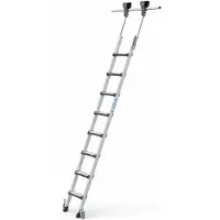 Zarges Comfortstep Trec LH - LM-Stufen-Regalleiter 8 Stufen