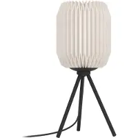 Eglo BELGRAVE Tischleuchte Tischbeleuchtung - H44 x Ø18 cm - schwarz - 1X40W exkl. - IP20