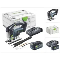 Festool CARVEX PSBC 420-Basic Akku Pendelstichsäge 18 V 120 mm Brushless + 1x Akku 5,0 Ah + Ladegerät + Systainer