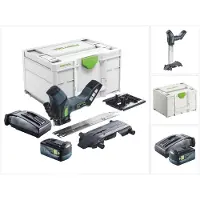 Festool ISC 240 EB-Basic Akku Dämmstoffsäge 18 V 240 mm + 1x Akku 5,0 Ah + Ladegerät + Systainer