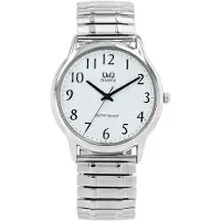 Q&Q Herrenuhr Edelstahl 3 ATM